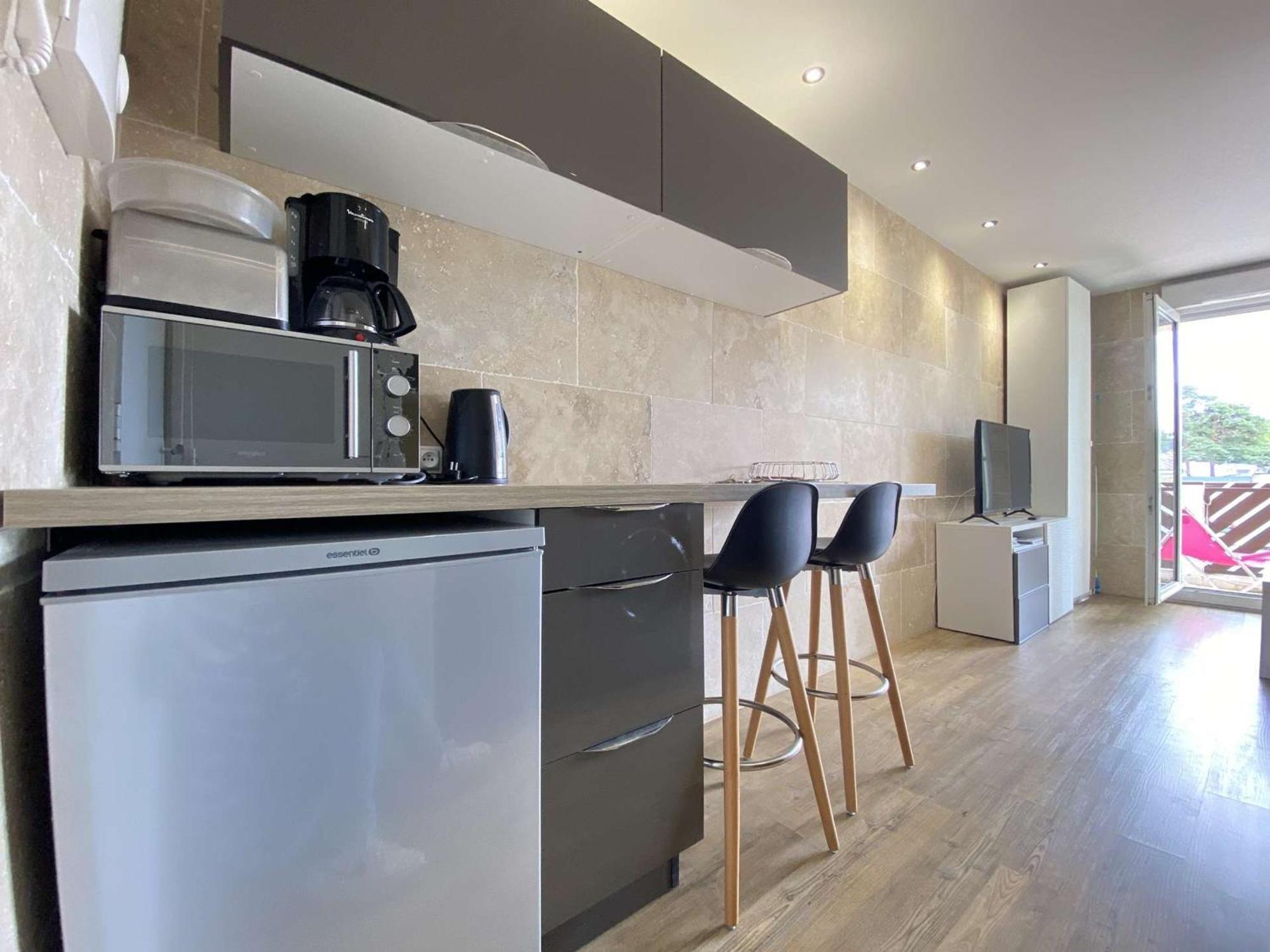Studio Moderne Avec Balcon Sud, Parking Prive, Pres Avenue De Gaulle - 2 Couchages A La Baule - Fr-1-245-107 Bagian luar foto